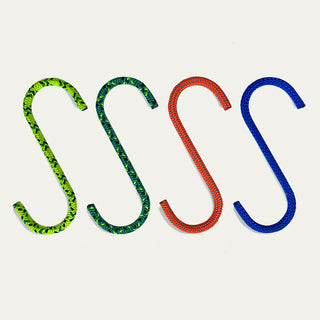 Peace Cabin Utility S-Hooks 4 Pack Mixed Brights