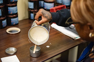 Project Home 4oz Tin Candle Library