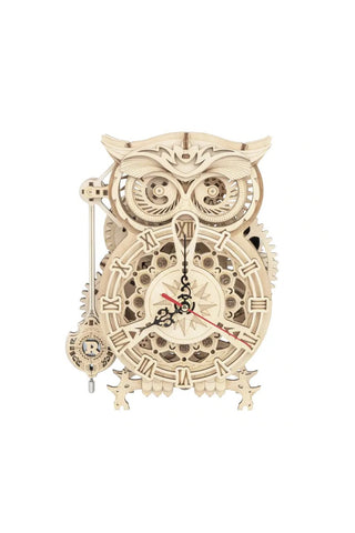 ROKR Owl Clock Wooden Puzzle