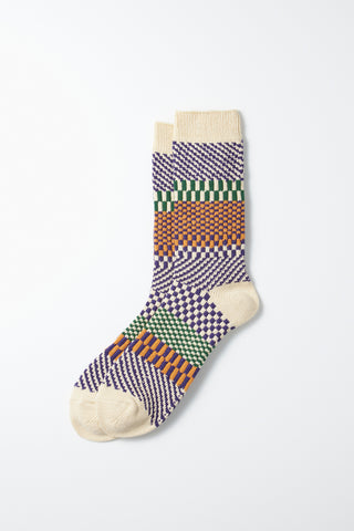 ROTOTO Check & Step Socks