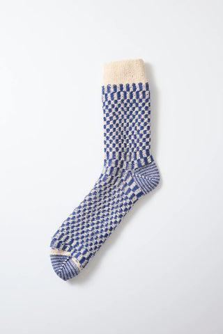 ROTOTO Checkerboard Pattern Socks