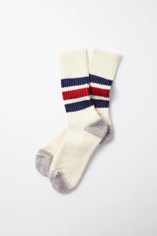 ROTOTO Coarse Ribbed Old School Crew Socks