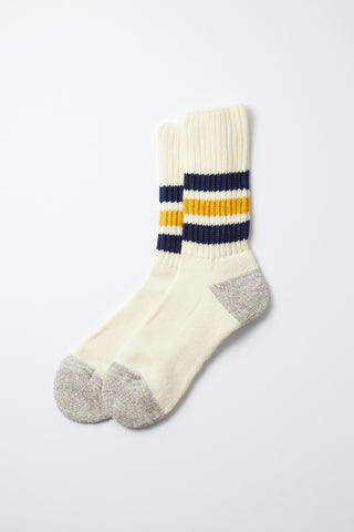 ROTOTO Coarse Ribbed Old School Crew Socks