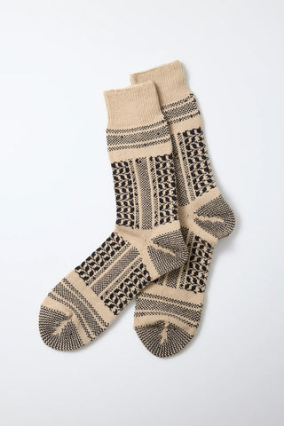 ROTOTO Desert Scarf Pattern Socks