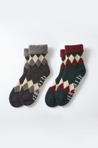 ROTOTO Diamond Comfy Room Socks