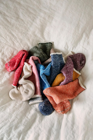 ROTOTO Double Face Crew Socks Merino Wool/Cotton