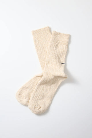 ROTOTO Organic Cotton Slub Crew Socks