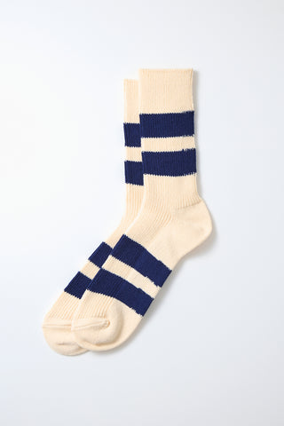 ROTOTO Recycled Cotton Stripe Socks