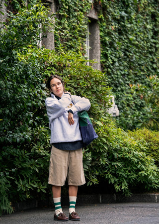 ROTOTO Recycled Cotton Stripe Socks