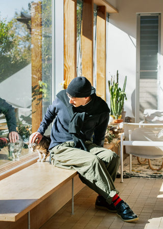 ROTOTO Recycled Cotton Stripe Socks