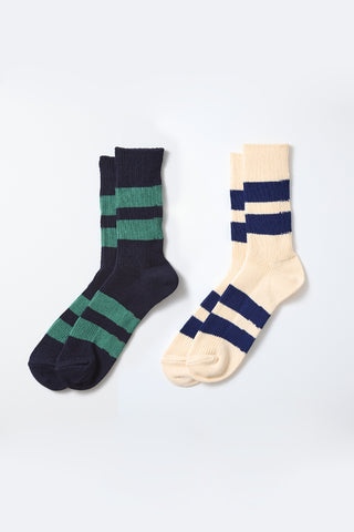 ROTOTO Recycled Cotton Stripe Socks