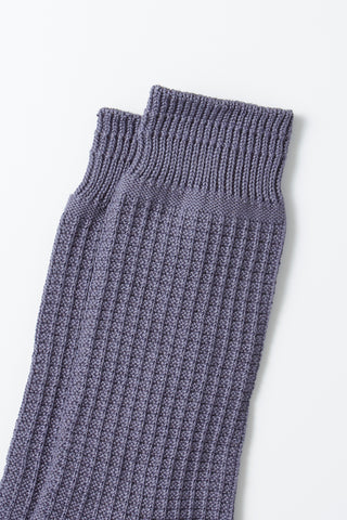 ROTOTO Waffle Crew Socks