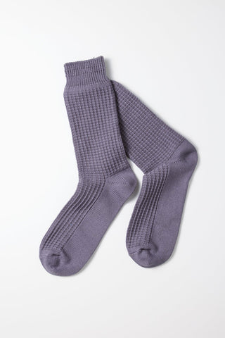 ROTOTO Waffle Crew Socks