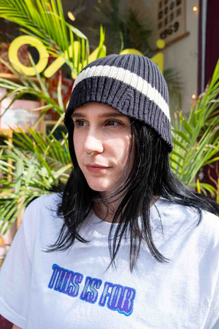 ROTOTO Washi & Recycled Cotton Knit Hat