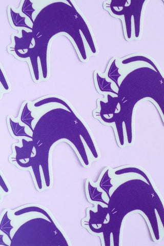 Radhia Rahman Glow in The Dark Bat Kuni Sticker