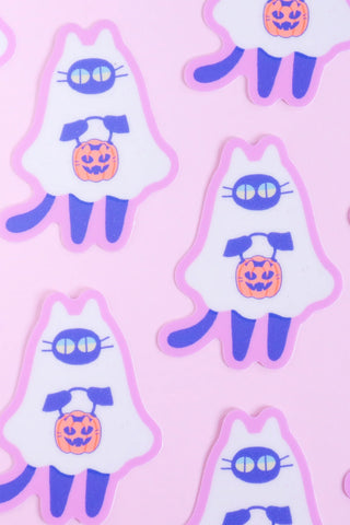 Radhia Rahman Glow in The Dark Trick-or-Treat Kuni Sticker