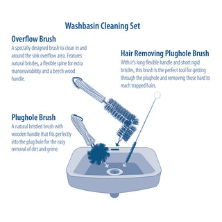 Redecker Wash Basin Brush Set