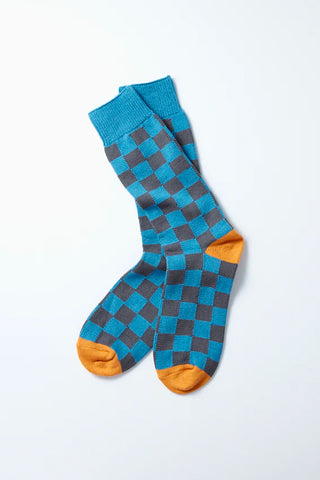 RoToTo Checkerboard Crew Socks