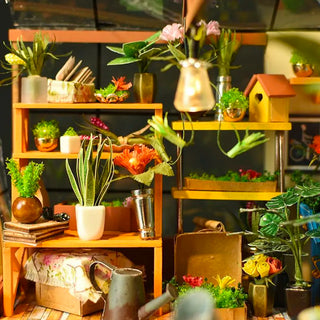 Rolife Cathy's Flower House DIY Miniature Kit