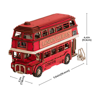 Rolife London Tour Bus Wooden Puzzle