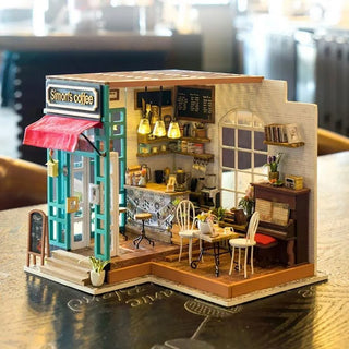 Rolife Simon's Coffee DIY Miniature Kit