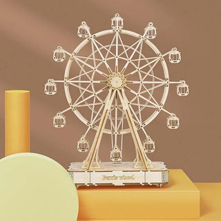 Rolife Ferris Wheel Wooden Puzzle Music Box