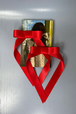 Room Shop Bow Clip Duo Red