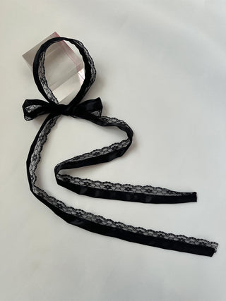 Room Shop Edie Long Line Headband Black