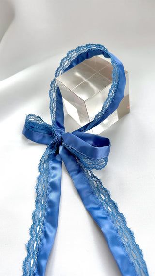 Room Shop Edie Long Line Headband Sky Blue