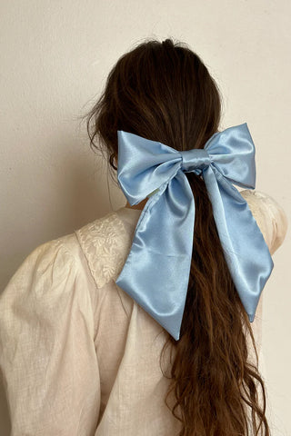 Room Shop Giant Bow Scrunchie Sky Blue