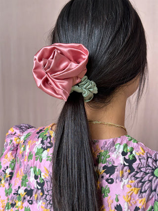 Room Shop Rosette Scrunchie Mauve