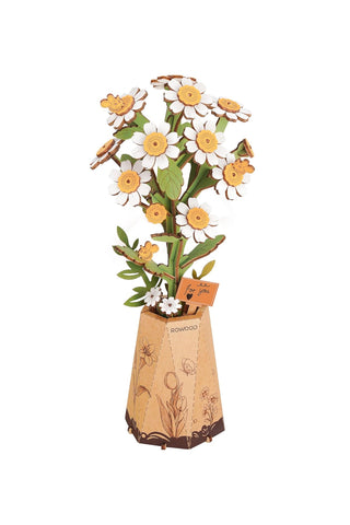 Rowood Flower Wooden Puzzle Chamomile