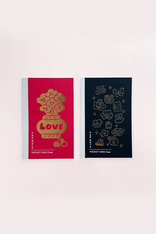 SIKIGU x maitoparta Grid Notebook