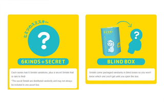 SMISKI blind box packaging panel with “6 kinds + secret”