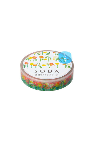 SODA Clear Tape 10mm Poppy