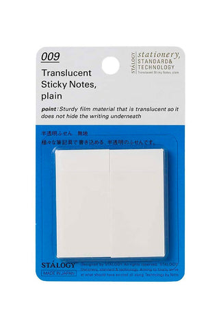 STÁLOGY 009-011 Translucent Sticky Notes 25mm
