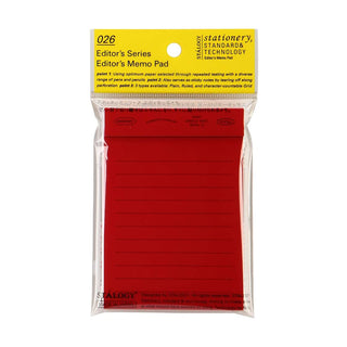 STÁLOGY 026 Editor's Series Memo Pads