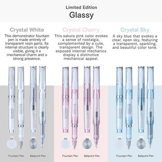 Sailor Compass TUZU Adjust Glassy Fountain Pen F