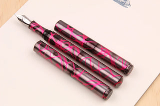 Schon DSGN Anodized Aluminum "Pocket 6" Fountain Pen Pink Smoke