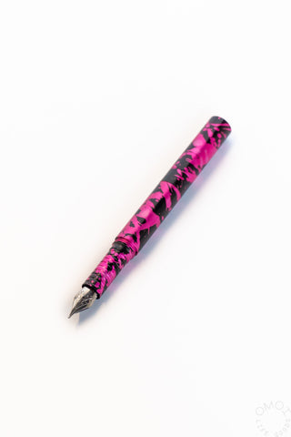 Schon DSGN Anodized Aluminum "Pocket 6" Fountain Pen Punk Rock Pink