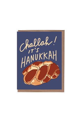 Scratch & Sniff Challah Hanukkah Greeting Card