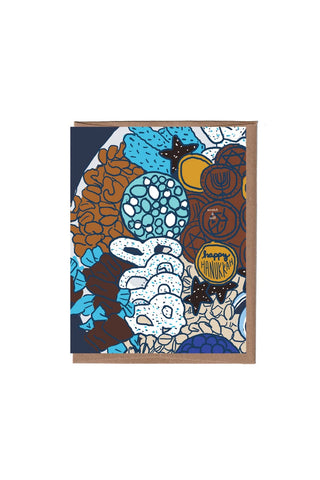 Scratch & Sniff Hanukkah Snacks Greeting Card