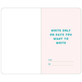 Slow Journal A6 Slim Open Dated Diary Flower