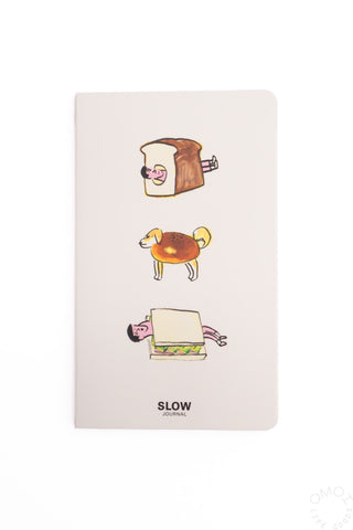 Slow Journal A6 Slim Open Dated Diary Michihiro Hori Bread