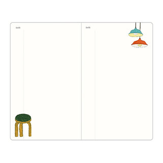 Slow Journal A6 Slim Open Dated Diary Yusuke Yonezu Desk Tools