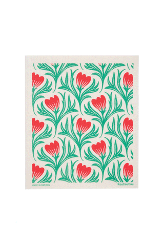 Swedish Dishcloth Tulip Garden