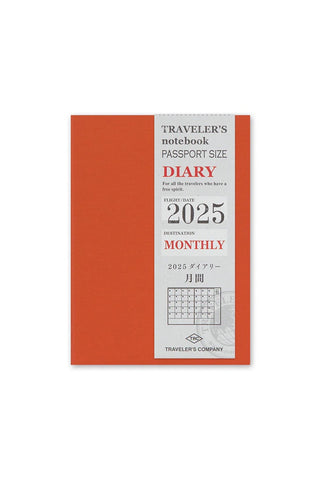 TRAVELER'S COMPANY 2025 Passport Monthly Planner