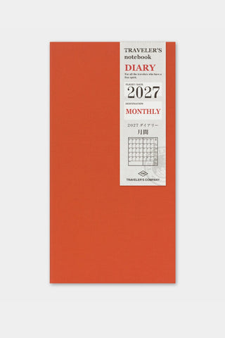 TRAVELER'S COMPANY 2027 Monthly Planner