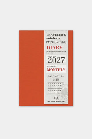 TRAVELER'S COMPANY 2027 Passport Monthly Planner