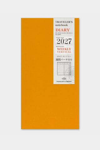 TRAVELER'S COMPANY 2027 Weekly Vertical Planner